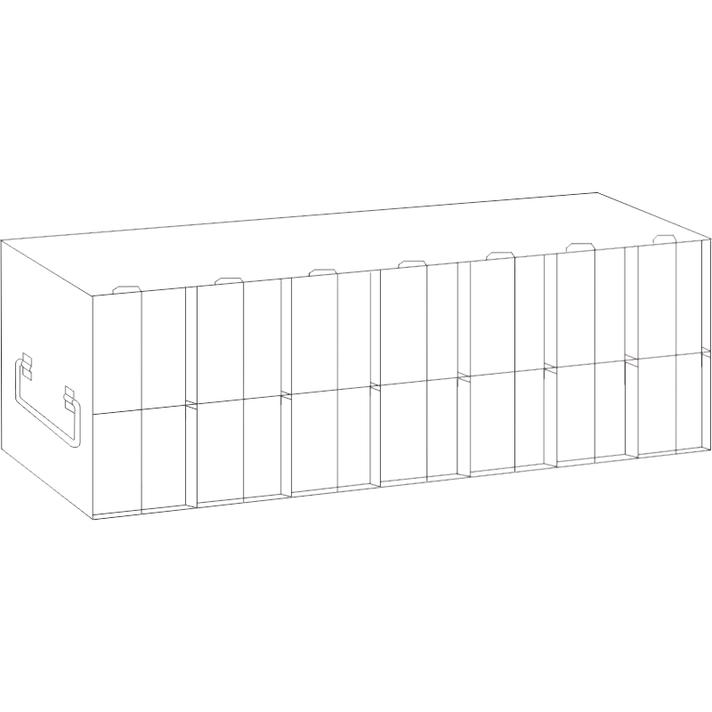 Crystal Industries UFMP-711L Rack for 96/384-well Microtiter plates, 112 plates w/ lids  140 plates w/o lids