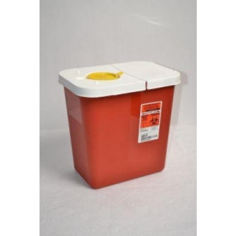 Novaplus SharpSafety™ Sharps Container, Rotor Lid, Red, 2 Gallon, 20/cs (For Sale to Authorized NovaPlus Customers Only) (Continental US Only)