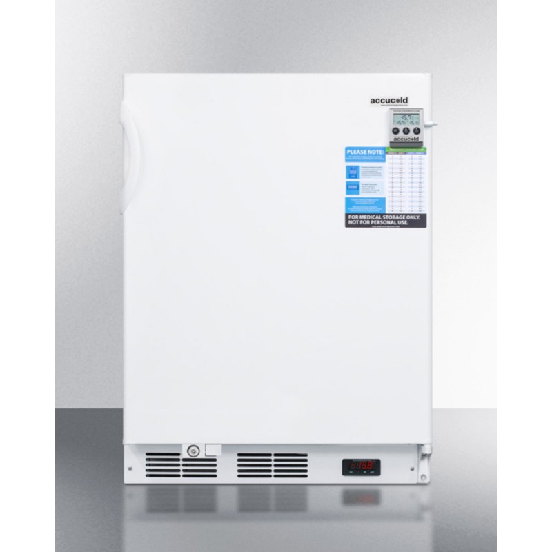 Accucold VT65MLBIVACADA 24" Wide Built-In All-Freezer, ADA Compliant