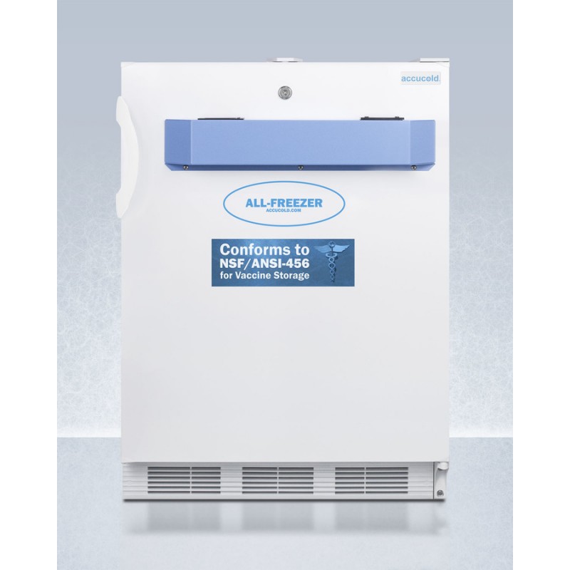 Accucold VT65MLVAC456ADA 24" Wide Built-In All-Freezer, Certified to NSF/ANSI 456 Standard for Vaccine Storage, ADA Compliant