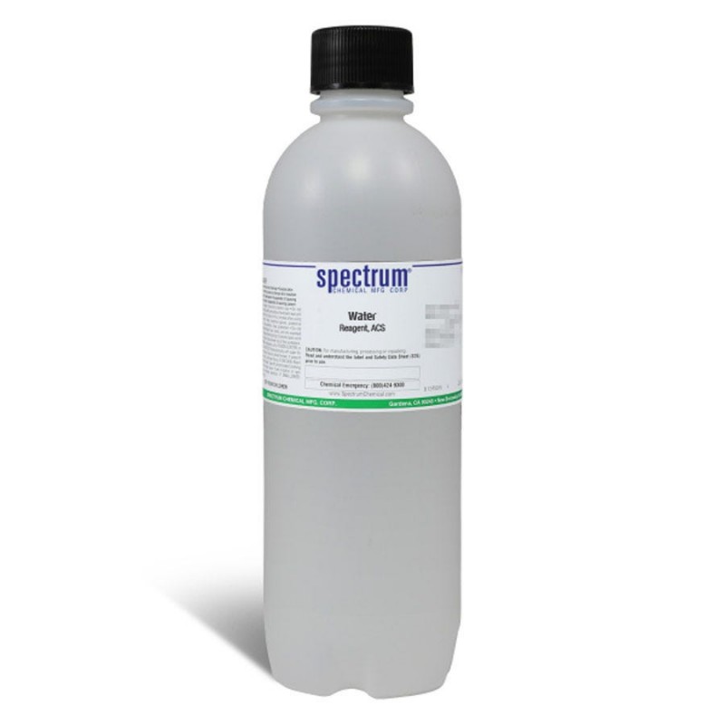 Spectrum Chemical W1000-1LT Water, Reagent, ACS 1L, 1/EA