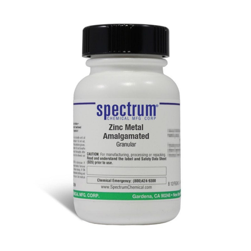 Spectrum Chemical Z1030-100GM Zinc Metal Amalgamated, Granular 100g, 1/EA