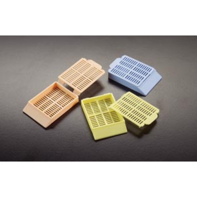 Simport Scientific M490-9 Embedding Cassette & Lid, Gray, 500/bx, 3 bx/cs