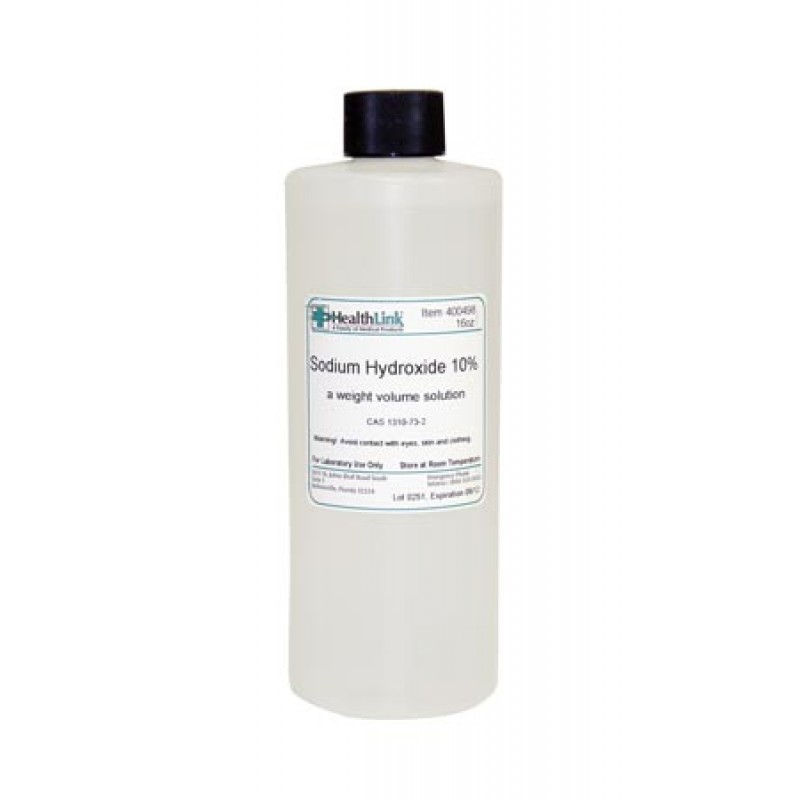 EDM3 Company LLC 400498 Sodium Hydroxide, 10%, 16 oz (Item is Non-Returnable) (US Only)