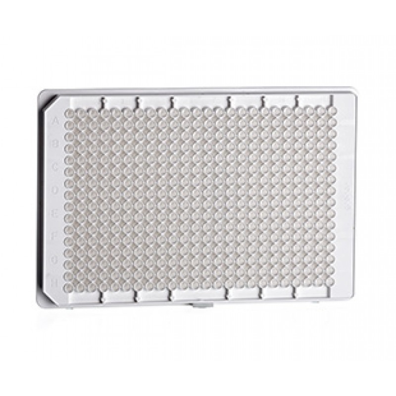 384W Small Volume™ LoBase, LUMITRAC™ 200 Plate, PS, Medium Binding, 25 µL/well, Flat Bottom, Chimney Style, White µClear®