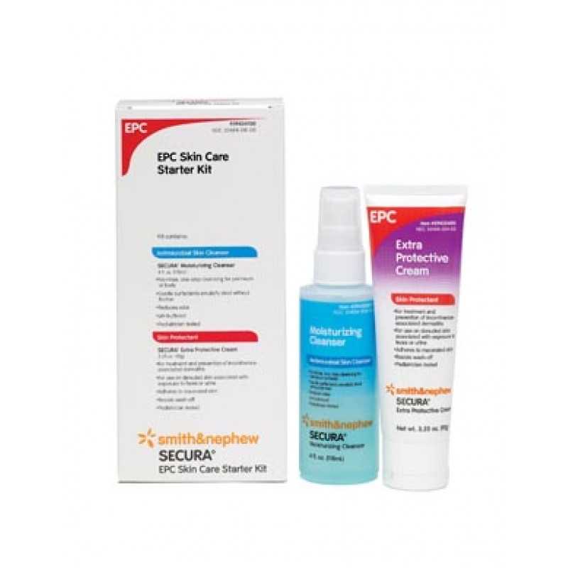 Smith & Nephew, Inc. 59434200 Starter Kit with Secura 8 oz Moisturizing Cleanser, Secura 3 oz Secura Moisturizing Cream & Secura 2.47 oz Protective Ointment, 24/cs (US Only)