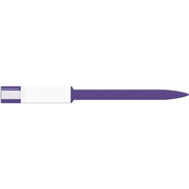 Medical ID Solutions 8127C Wristband, Adult/ Pediatric, Imprinter Soft Vinyl, Self Adhesion, Custom Printed, Purple, 250/bx