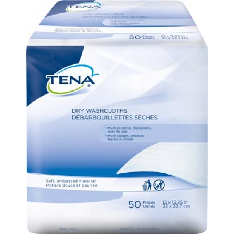 Essity Health & Medical Solutions 74500 Washcloth, 13" x 13.25", 50/pk, 16 pk/cs