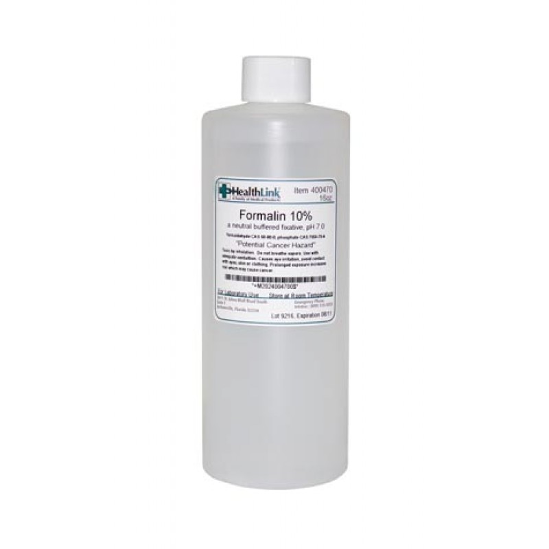 EDM3 Company LLC 400470 Formalin, 10%, Buffered, 16 oz (Item is Non-Returnable) (US Only)