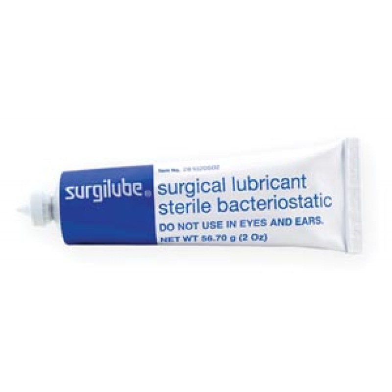 HR Pharmaceuticals 0281-0205-02 SURGILUBE® 2oz (56.7gm) Tube Screw/Fez Cap (Metal Tube), 12/bx (12/cs, 36 cs/plt)