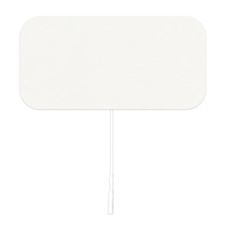 Axelgaard VTXF50100 ValuTrode X Electrode, White Foam Top, 2" x 4" Rectangle, 4/pk, 10 pk/bg, 1 bg/cs (091950)