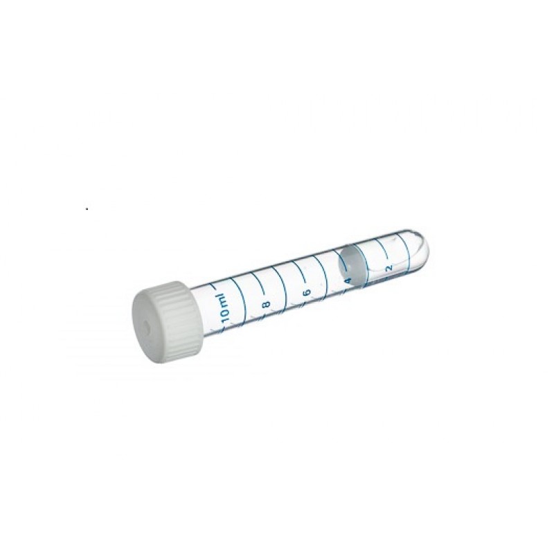 12 mL Leucosep® Tube w/Porous Barrier at 3 ml graduation, PP, Sterile, Round Bottom, Un-filled