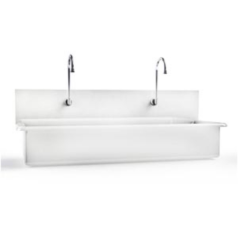 Blickman Industries 1317879001 Windsor Scrub Sink, (2) Place, Infrared Water Control (DROP SHIP ONLY)