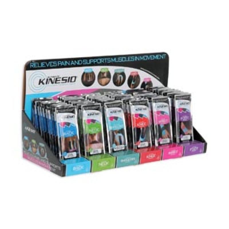 Kinesio Holding Corporation PCSTARTER1 Pre Cut Starter Set with Display, 10 of ea app/cs  (Products cannot be sold on Amazon.com or any other 3rd party platform) (020797)