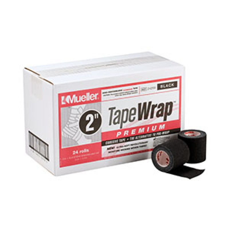 Mueller Sports Medicine, Inc. 24258B 2" x 6 yds, Black, 24 rolls/cs (Products are only available for sale in the U.S. Products cannot be sold on Amazon.com or any other 3rd party platform without prior approval by Mueller.)