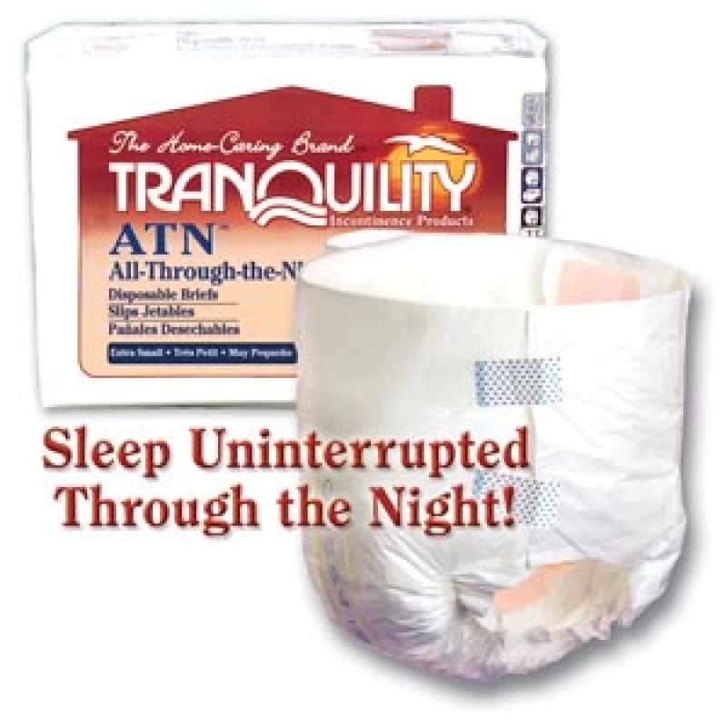 Principle Business Enterprises 2186 Brief, Large Adult, 45" to 58", 33 fl oz Capacity, 12/pk, 8 pk/cs (18 cs/plt) (US Only)