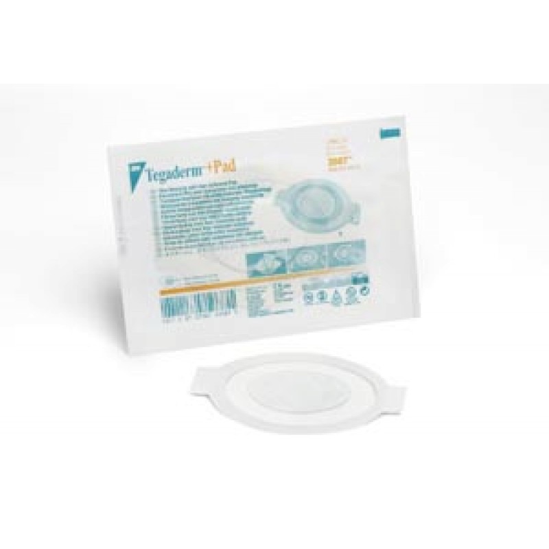 3M Health Care 3587 Transparent Dressing, 3½" x 4 1/8", Pad Size 1¾" x 2 3/8", 25/bx, 4 bx/cs (Continental US+HI Only)