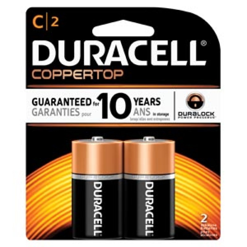 Duracell MN1400B2Z Battery, Alkaline, Size C, 2pk, 8 pk/bx, 6 bx/cs (UPC# 09161) (Products are not for Private Household Markets; Products cannot be sold on Amazon.com or any other 3rd party site)