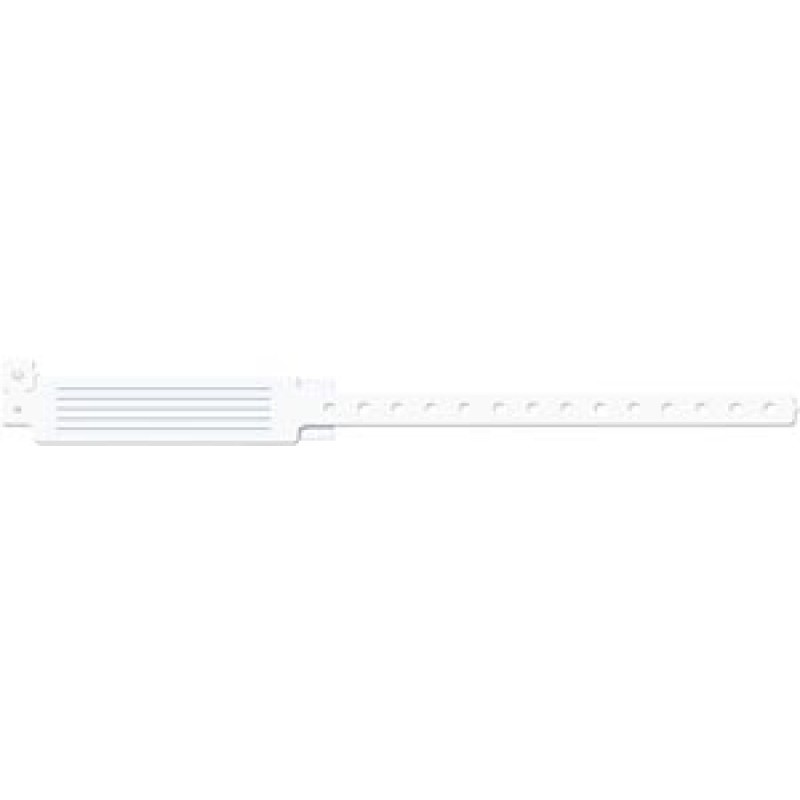 Medical ID Solutions 241 Wristband, Adult, 12", Insert Vinyl, White, 250/bx