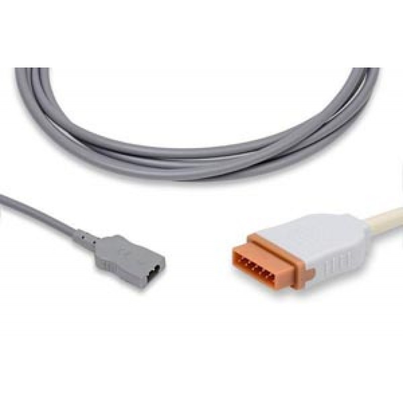Cables and Sensors DMQ-30-AD0 Temperature Adapter, Rectangular Dual Pin Connector, GE Healthcare > Marquette Compatible w/ OEM: 2021701-001, 2021701-001 (DROP SHIP ONLY) (Freight Terms are Prepaid & Added to Invoice - Contact Vendor for Specifics)