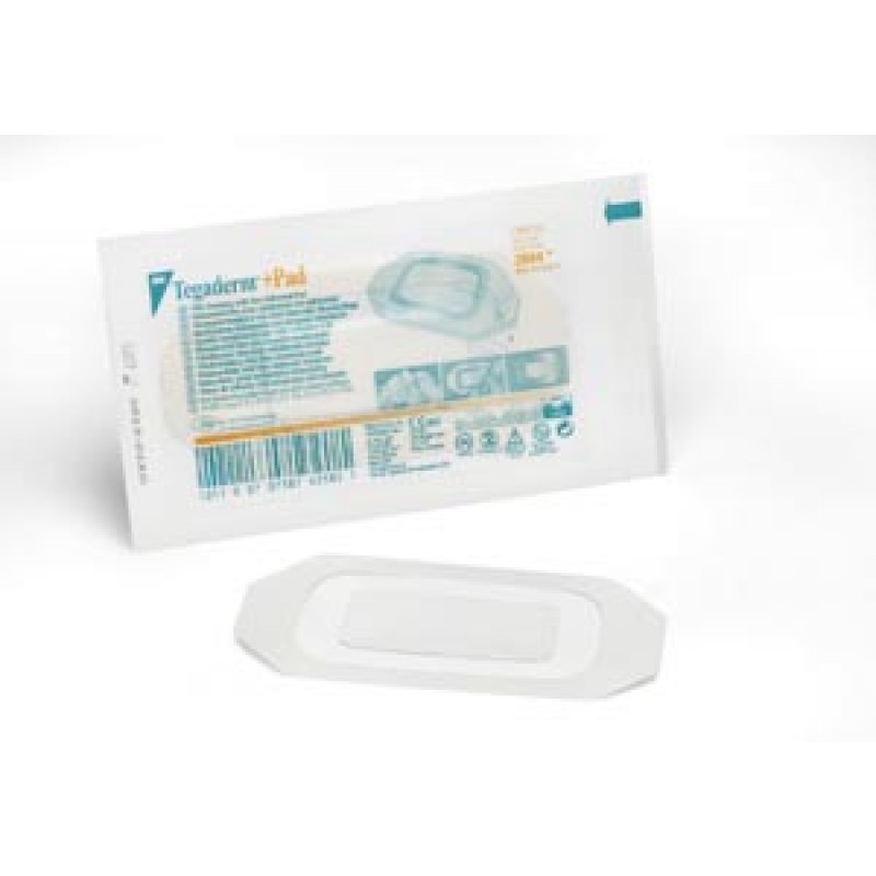 3M Health Care 3584 Transparent Dressing, 2 3/8" x 4", Pad Size 1" x 2 3/8", 50/bx, 4 bx/cs (Continental US+HI Only)