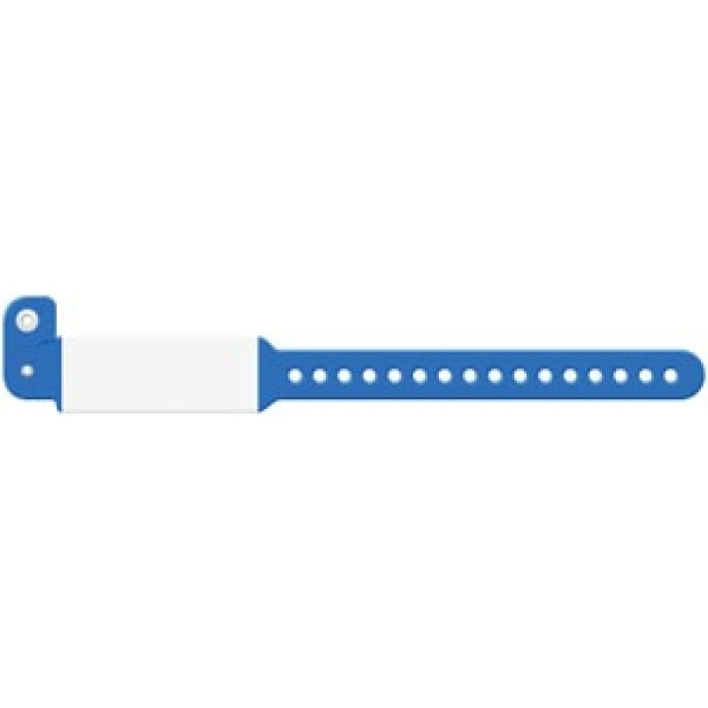 Medical ID Solutions 3322 Wristband, Infant, Imprinter Tri-Laminate, Blue, 250/bx