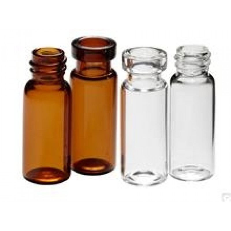 Qorpak 235274 Chromatography Vial, Amber, 2 mL, Borosilicate Glass,  No Cap, 12 x 32 mm (Case of 2000 )