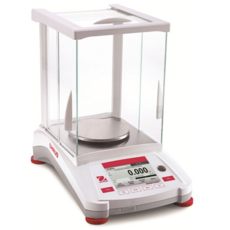 Touch Screen AX523/E Adventurer® Ohaus Precision Balances, 30100610, 520 g x 1 mg, 130 mm