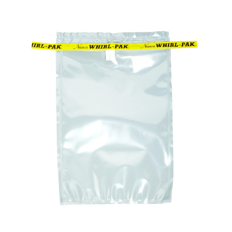 B01020WA Nasco Whirl-Pak Standard Bag, Polyethylene, 6" W   X   9" L, Clear, 0.08 mm Thickness (Box of 500)