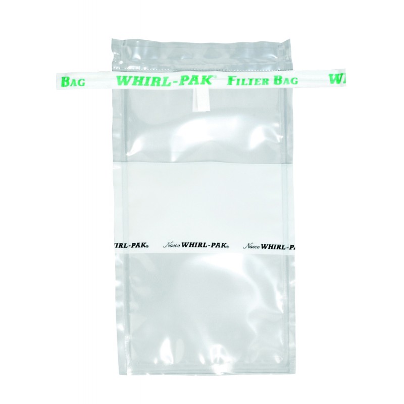 B01385WA Nasco Whirl-Pak Homogenizer Blender Filter Bag, Polyethylene, 3.75" W  X  7" L , Clear, 0.08 mm Thickness (Box of 250)