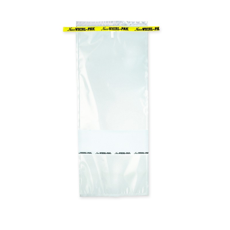 B01515WA Nasco Whirl-Pak Write - On Bag, Polyethylene, 7.5" W  X  15" L , Clear, 0.08 mm Thickness (Box of 500)