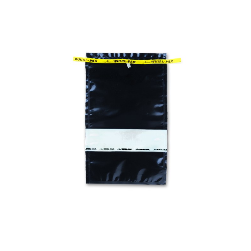 B01558WA Nasco Whirl-Pak Light Sensitive Bag, Polyethylene, 7.5" W  X  12" L, Black, 0.06 mm Thickness (Box of 500)