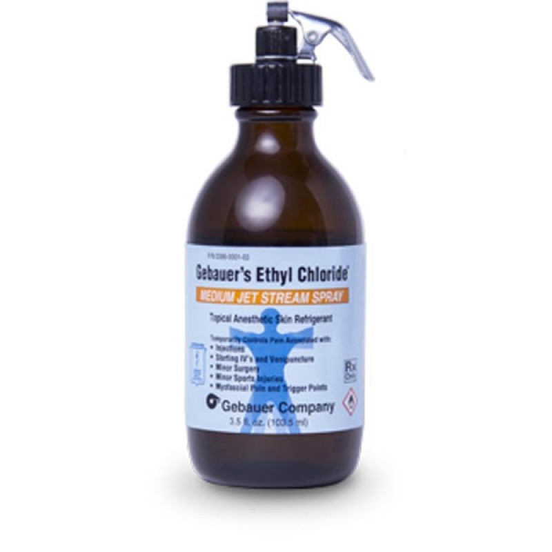 Gebauer Company 0386-0001-03 Medium Jetstream Spray, 3.9 fl oz (115ml), Plastisol Coated Amber Glass Bottle (Rx), 12/dz (84 dz/plt) (Item is considered HAZMAT and cannot ship via Air or to AK, GU, HI, PR, VI - See Vendor Information Page for more details)