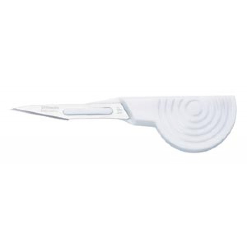 Cincinnati Surgical Company 1111 Mini Scalpel, Stainless Steel, Size 11, Disposable, Non-Sterile, 100/bx (DROP SHIP ONLY)