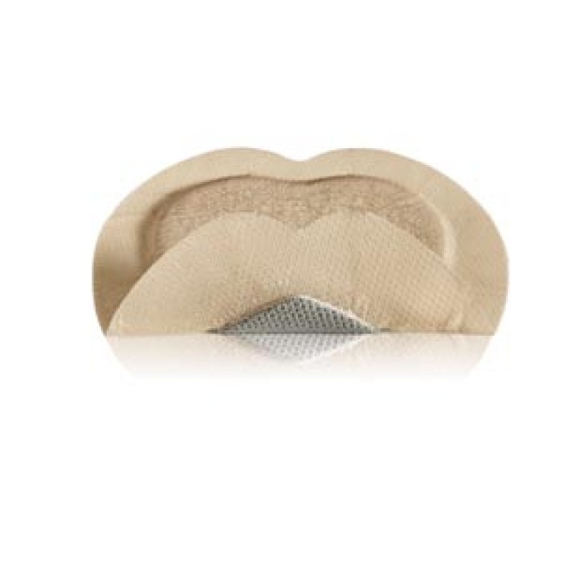 Molnlycke Health Care US, LLC 282055 Border Foam Sacrum Dressing, 6.3 x 7.9 (16 x 20cm), Self-Adherent Soft Silicone, 10/bx, 5bx/cs