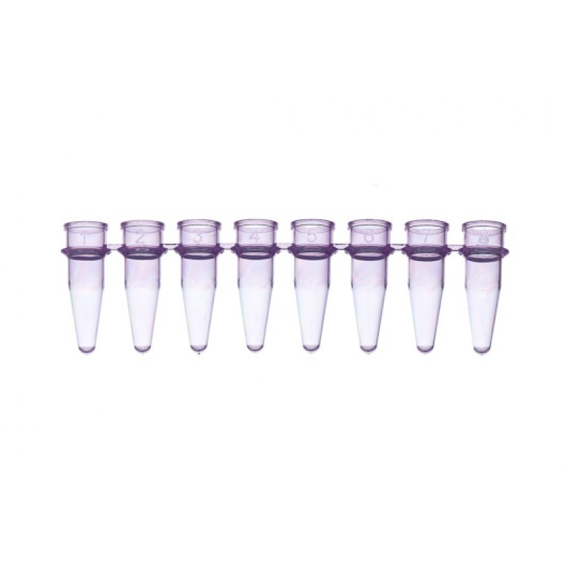 PCR 0.2ml strip tubes, violet