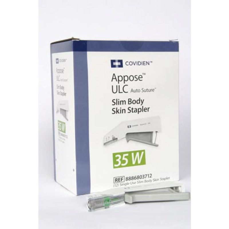 Medtronic/Minimally Invasive Therapies Group 8886803712 Skin Stapler, 35 Wide Staples, 12/bx (Continental US Only)