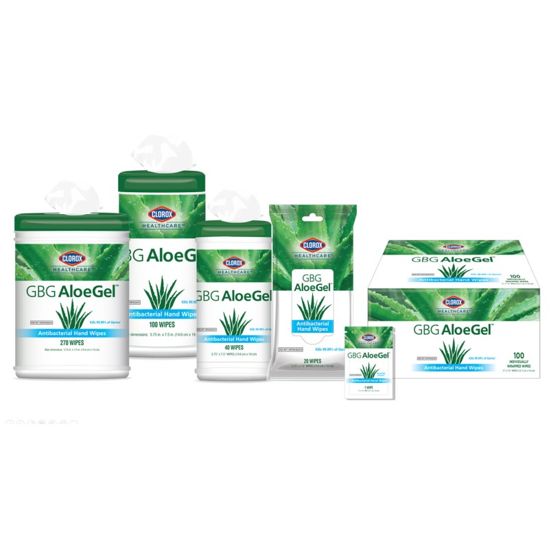 Brand Buzz BBP18892 Clorox Healthcare Sanitizing Hand Wipes, 270 ct Canister, 6/cs (Item is considered HAZMAT and cannot ship via Air or to AK, GU, HI, PR, VI)