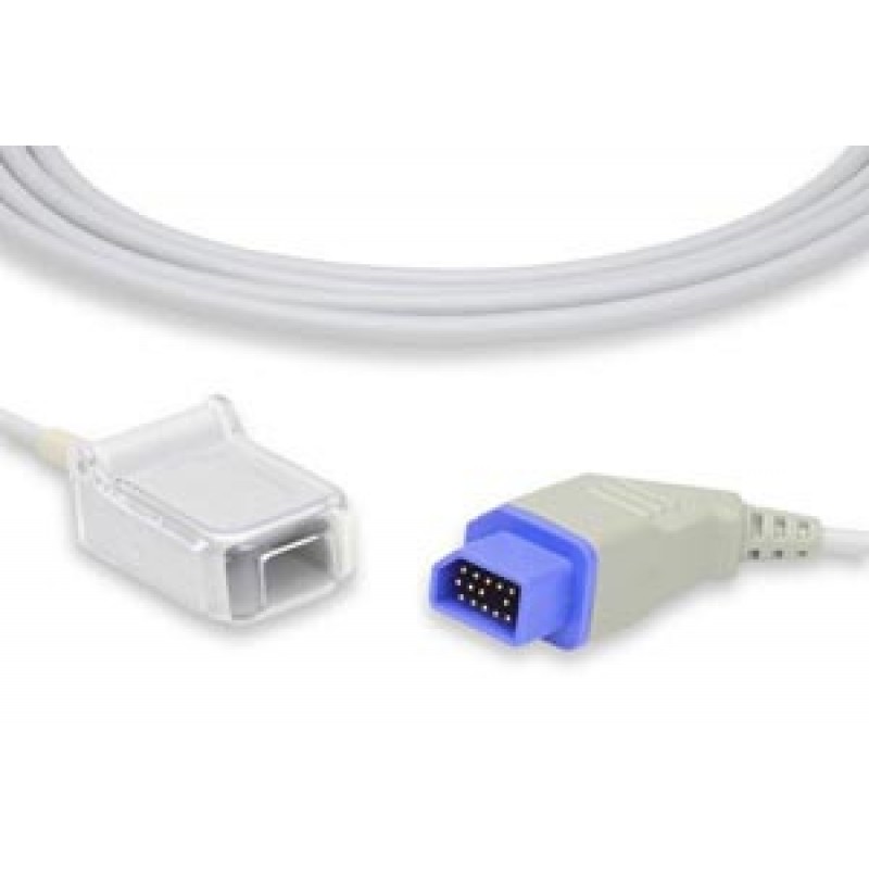 Cables and Sensors E710M-360 SpO2 Adapter Cable, 300cm, Nihon Kohden Compatible w/ OEM: JL-631P, K937, 3984 (LNC-10-NK) (DROP SHIP ONLY) (Freight Terms are Prepaid & Added to Invoice - Contact Vendor for Specifics)