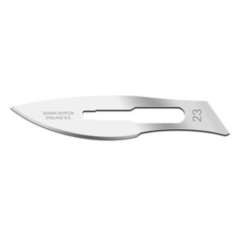 Cincinnati Surgical Company 01SM23K KLEEN BMS Safety Cartridge, Swann Morton, Stainless Steel, Size 23, Sterile, 50/bx (DROP SHIP ONLY)