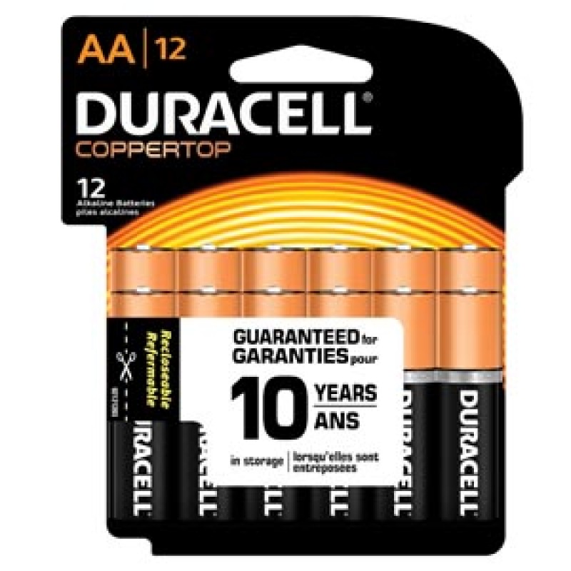 Duracell MN15RT12Z Battery, Alkaline, Size AA, Recloseable, 12pk, 12 pk/cs (UPC# 77564) (Products are not for Private Household Markets; Products cannot be sold on Amazon.com or any other 3rd party site)