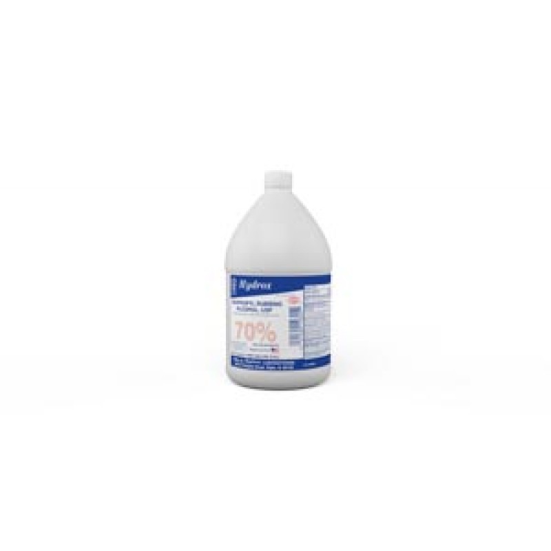 Hydrox Laboratories A0023 Isopropyl Rubbing Alcohol 70%, USP, 128 oz, 4 btl/cs (45 cs/plt) (Item is considered HAZMAT and cannot ship via Air or to AK, GU, HI, PR, VI)