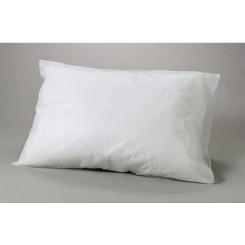 TIDI Products, LLC 980915 Pillowcase, White, Non-Woven, 21" x 30", 100/cs