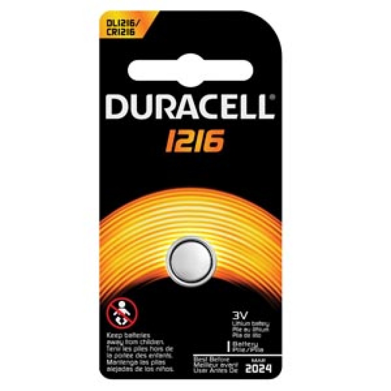 Duracell DL1216BPK Battery, Lithium, Size DL1216, 3V, 6/bx, 6 bx/cs (UPC# 66262) (Item is considered HAZMAT and cannot ship via Air or to AK, GU, HI, PR, VI) (Products are not for Private Household Markets; Products cannot be sold on Amazon.com or any oth