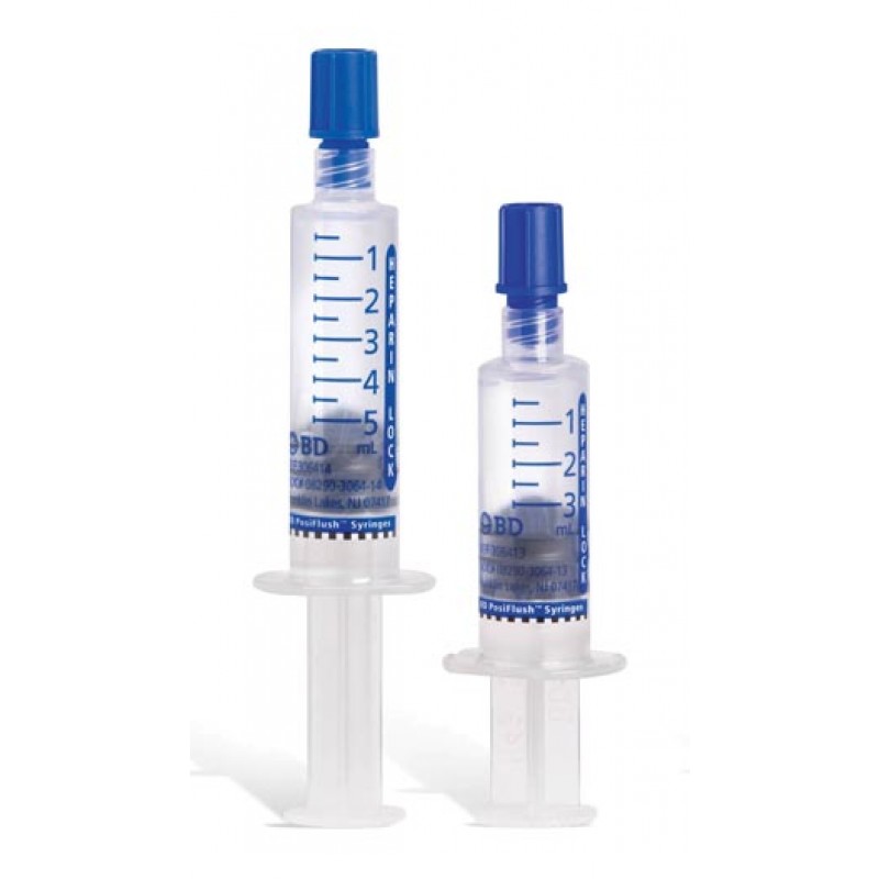 BD 306413 Heparin Lock Flush Syringe, 10 Units/mL, 3mL Fill in 10mL Syringe, 30/bx, 16 bx/cs (Rx) (Temp Sensitive; Non-Returnable)  (Continental US Only) (Drop Ship Requires Pre-Approval)