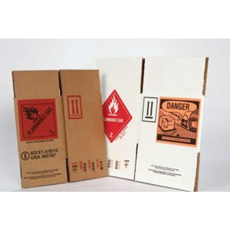 Gebauer Company UN-04ACS UN 4 Packer Shipper Box For Ethyl Chloride Accu-Stream 360 Cans, 25/pk (0386-0001-11 & 0386-0001-13)