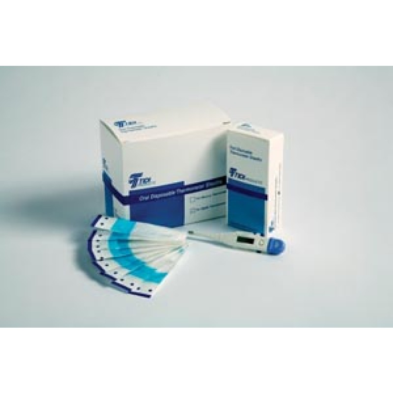 TIDI Products, LLC 20634 Digital Oral Thermometer Sheaths, 500/bx, 10 bx/cs