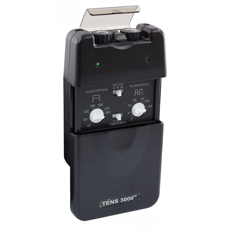 Compass Health DT3002 Analog Unit, System Includes: Lead Wires, Four Self-Adhesive Resusable Electrodes, 9-Volt Battery, Carrying Case, and Manual, Basic Assembly Required, 1 Year Warranty (092873)