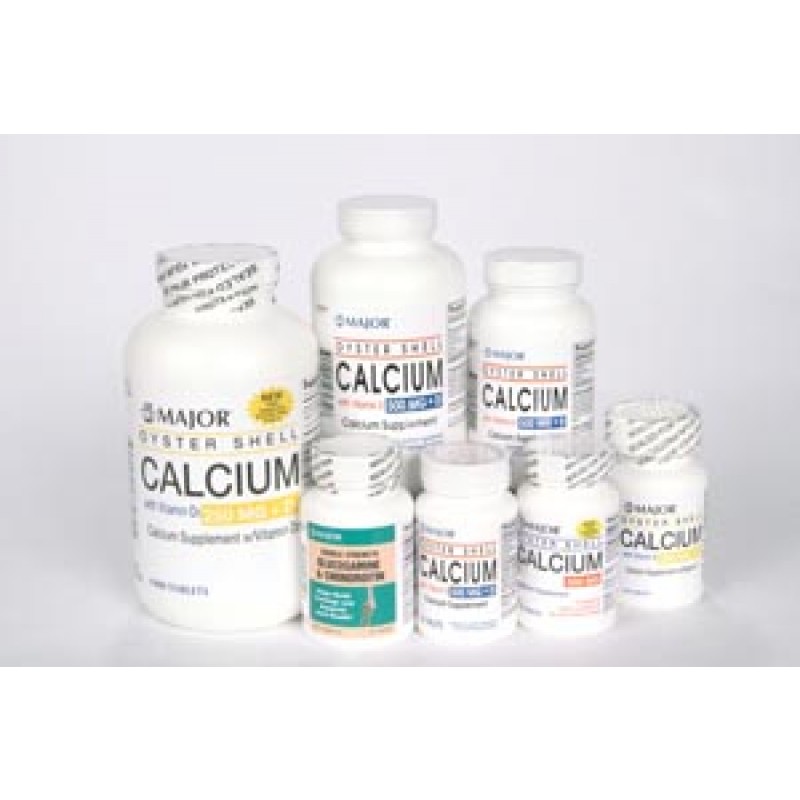 Major Pharmaceuticals 241851 Oyster Shell Tablets, Vitamin D, 500mg, 150s, Compare to Os-Cal®, NDC# 00904-5460-92 (To Be DISCONTINUED)