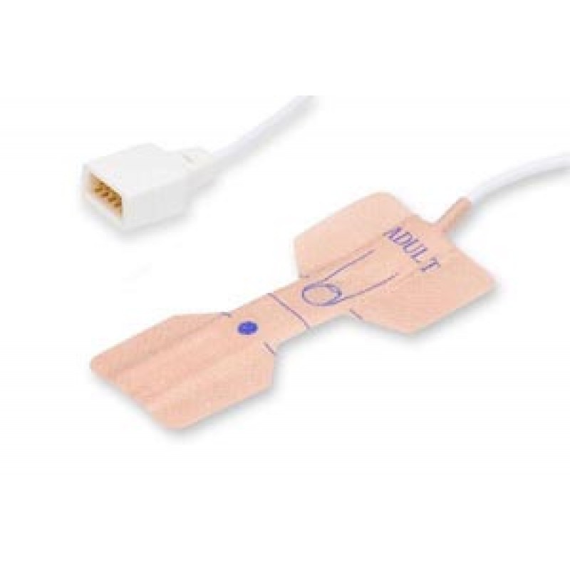 Cables and Sensors S503-090 Disposable SpO2 Sensor Adult (>40Kg), 24/bx, Datex Ohmeda Compatible w/ OEM: SAS-AF (DROP SHIP ONLY) (Freight Terms are Prepaid & Added to Invoice - Contact Vendor for Specifics)